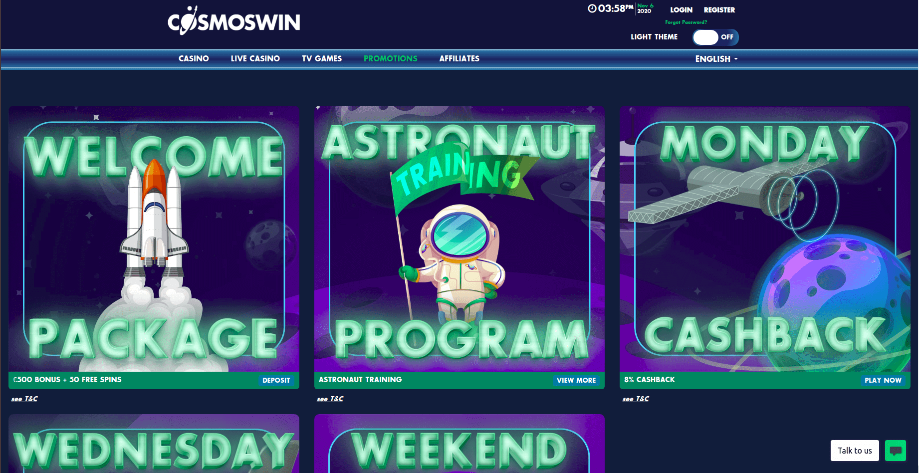 cosmoswin-bonus