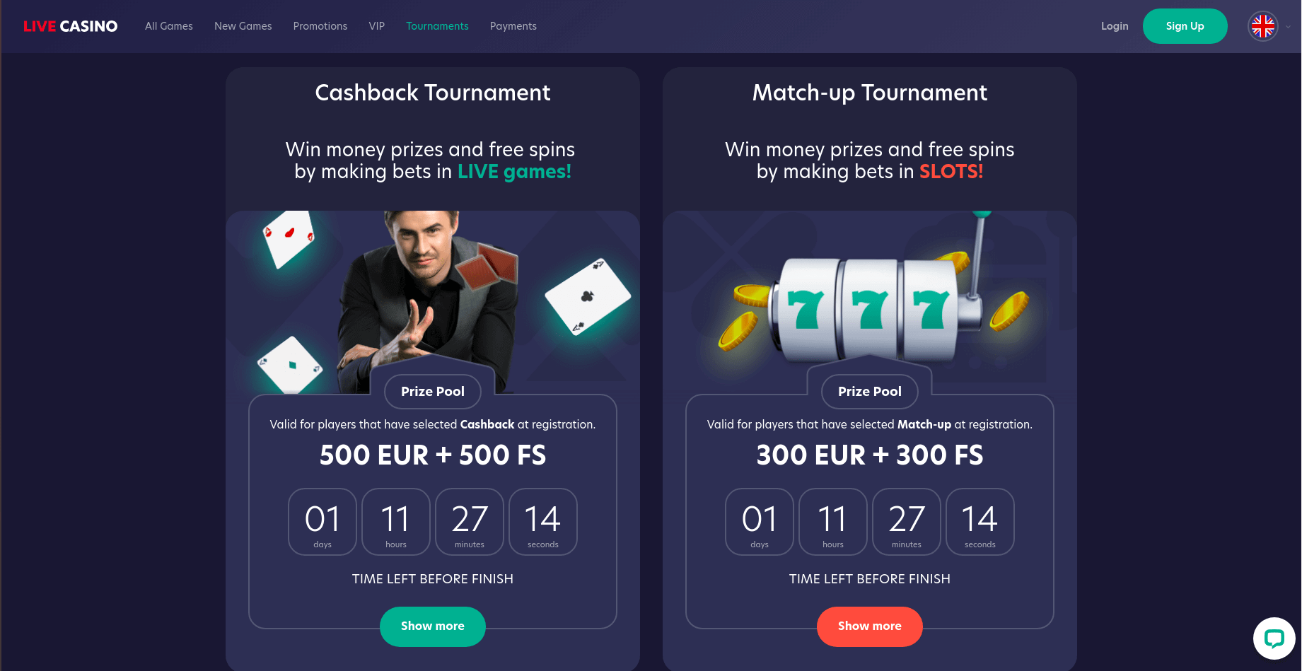 livecasino-tournament