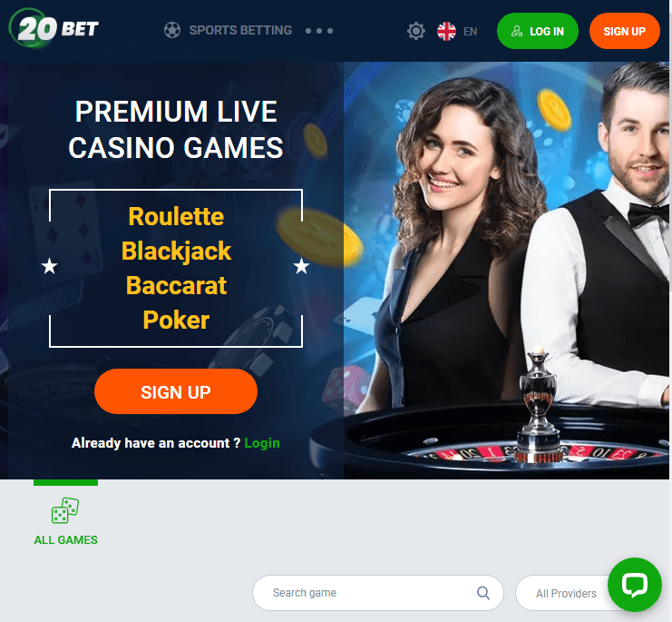 20bet live mobile