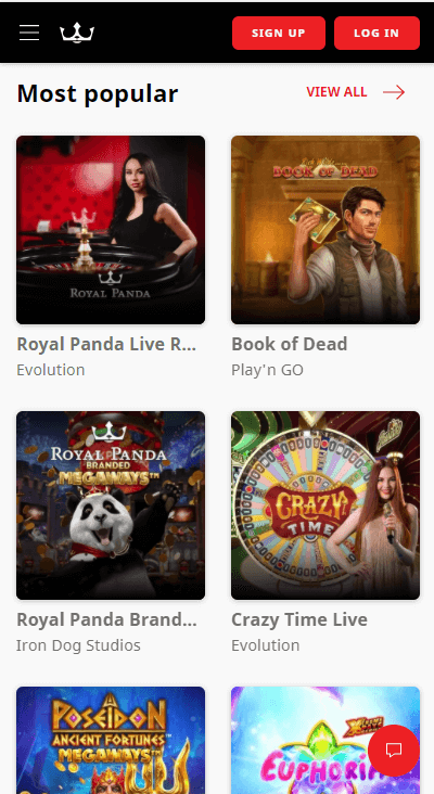 Royal Panda Games Mobile
