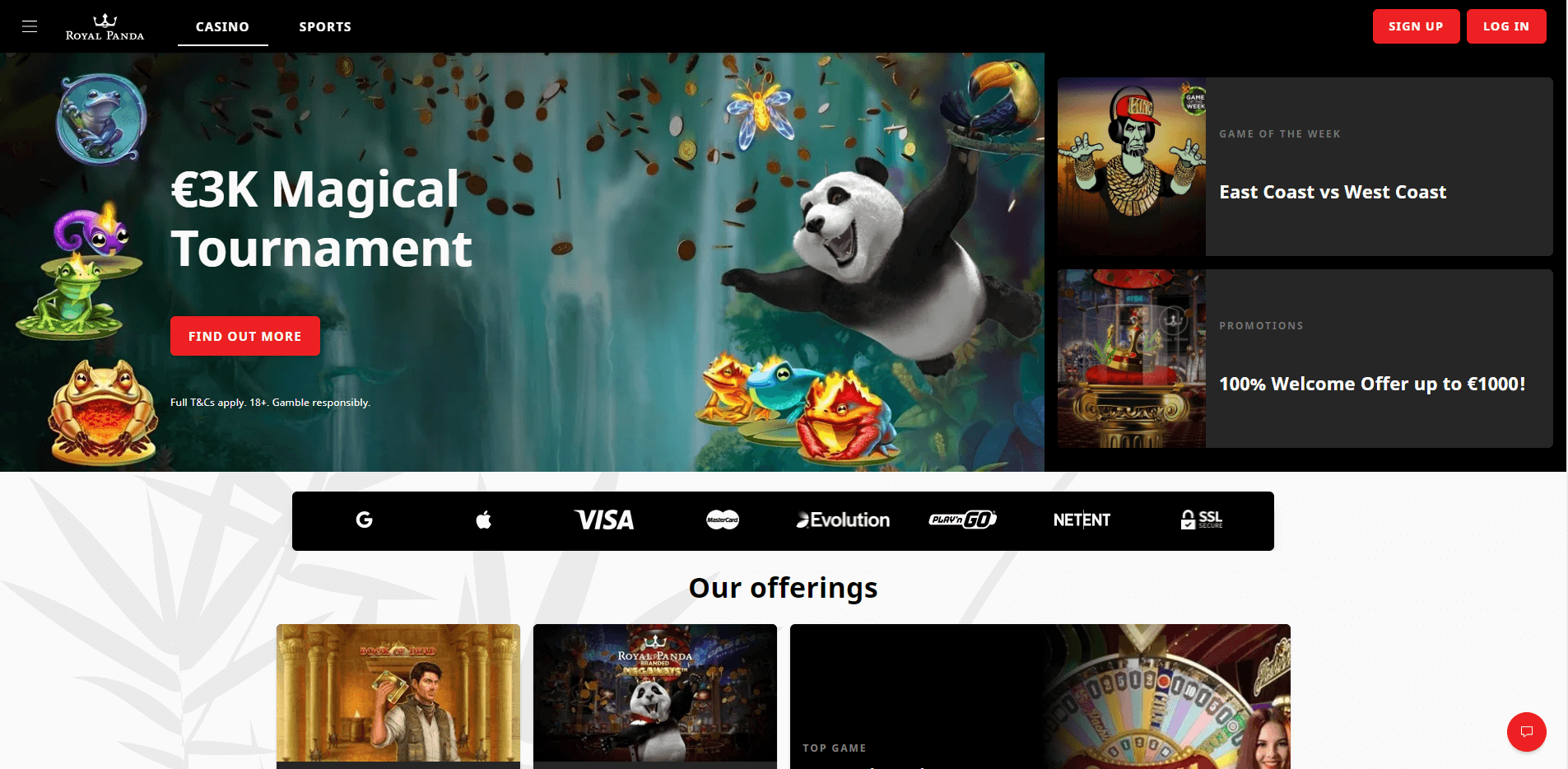 Royal Panda Home Desktop